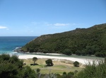 Camp at Spirits Bay (Kapowairua) Campsite, Cape Reinga, North Island, New Zealand