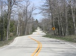 Drive Door County Curvy Highway (WI-42), Ellison Bay, Wisconsin