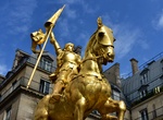 See Jeanne d'Arc statue at Place des Pyramides, Paris, France