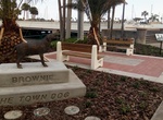 Visit Brownie The Town Dog's Grave and Memorial, Daytona Beach, Florida