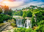 See Pliva Waterfall, Jajce, Bosnia and Herzegovina