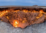 See “Door to Hell” in Derweze (Darvaza), Turkmenistan