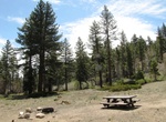 Camp at Mission Springs PCT Trail Camp, San Bernardino National Forest, California