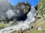 Hike to Osprey Falls, Yellowstone National Park, California