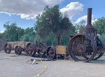 See Old Dinah 20 Mule Team Wagon Train, Furnace Creek, California