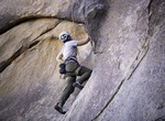 Rock Climb White Cliffs of Dover, Joshua Tree National Park, California