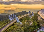 Walk Across Golden Bridge, Da Nang, Vietnam