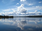 Camp at Deadman Lake Campground, Alaska