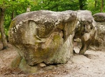 Hike to Rocher de l'éléphant (Elephant Rock), Forest of Fontainebleau, Larchant, France