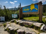 See Welcome to Alaska Sign (Alaska Highway), Alcan Border, Alaska