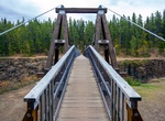 Cross Miles Canyon Suspension Bridge (Lowe Suspension Bridge), Whitehorse, Yukon, Canada