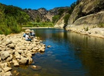 Swim at Red Rock Pools (Santa Ynez River), California