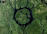 Explore Manicouagan Crater Reservoir, Quebec, Canada