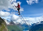 Climb Stigull Ladder, Nordfjord, Norway