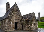 Visit St. Kevin's Church or "Kitchen", Glendalough, Ireland