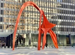 See Calder's Flamingo, Chicago, Illinois