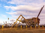 See Grasshoppers in the Field, Enchanted Highway, North Dakota