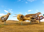 See Pheasants on the Prairie, Enchanted Highway, North Dakota