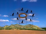 See Geese in Flight, Enchanted Highway, North Dakota