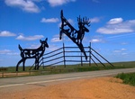 See Deer Crossing, Enchanted Highway, North Dakota