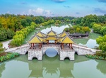 Visit Five-Pavilion Bridge (Lotus Bridge), Yangzhou, China