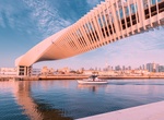 Cross Dubai Water Canal FootBridge, Dubai, UAE