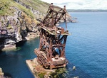 See Samson Crane Barge Wreck, Rams Head, Ardmore, County Waterford, Ireland