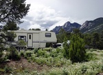 Camp at Smoky Mountain Campground, City of Rocks National Reserve, Idaho