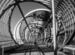 Cross Arganzuela Footbridge, Madrid, Spain