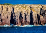 See Cliff in Mezzaluna, San Pietro Island, Sardinia, Italy