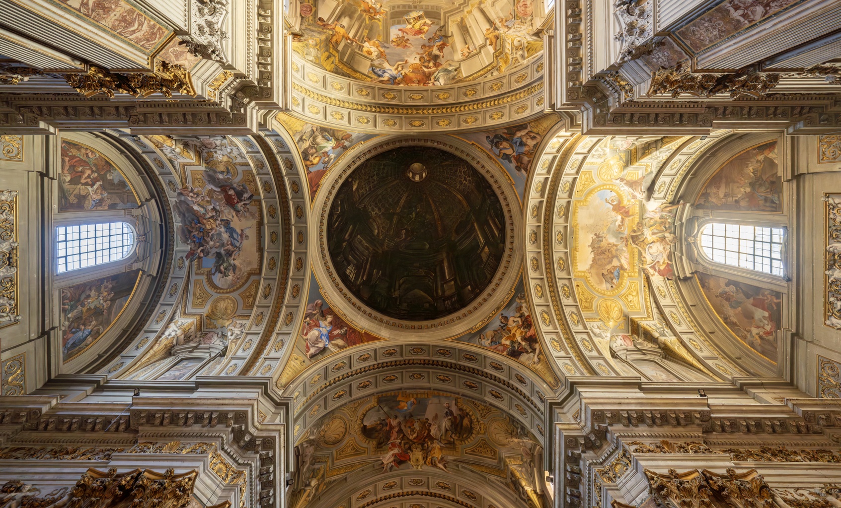 Frescoes in Church of St. Ignatius of Loyola