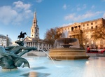 See Trafalgar Square Fountains, London, England