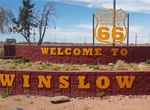 See Winslow Route 66 Sign, Winslow, Arizona