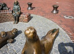 See "Seals" Sculpture, Wangerooge Island, Germany