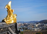 See Gold Fish Statue, Osaka Castle, Osaka, Japan