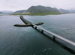 Cross Kolgrafafjörður Bridge (Sword Bridge), Snæfellsnes, Iceland
