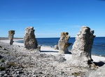 See Rauks at Langhammars, Fårö, Gotland, Sweden
