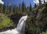 See Moose Falls, Yellowstone National Park, Wyoming