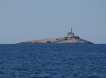 See Blitvenica Lighthouse, Šibenik Archipelago, Crostia