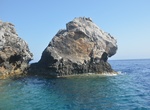See Lion's Head, Lindos, Rhodes, Greece