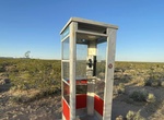 See New Mojave Phone Booth, Goffs, California