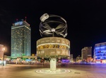 See World Clock (Alexanderplatz), Mitte, Berlin, Germany