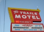 See Trails Motel Sign, Lone Pine, California