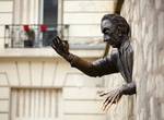 See Le Passe-Muraille (Passer through Walls), Paris, France