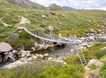 Cross Illawong Suspension Bridge, Munyang, New South Wales, Australia