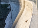 See Ibex on Lago della Rossa Dam, Ussehlio, Turin, Italy