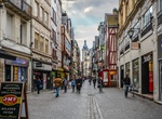 Stroll Rue du Gros-Horloge, Rouen, Normandy, France