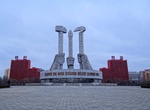 Visit Monument to Party Founding, Pyongyang, North Korea