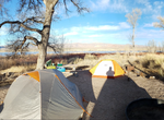 Camp at Pahranagat National Wildlife Refuge, Nevada