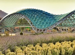 See Peace Bridge, Tbilisi, Georgia